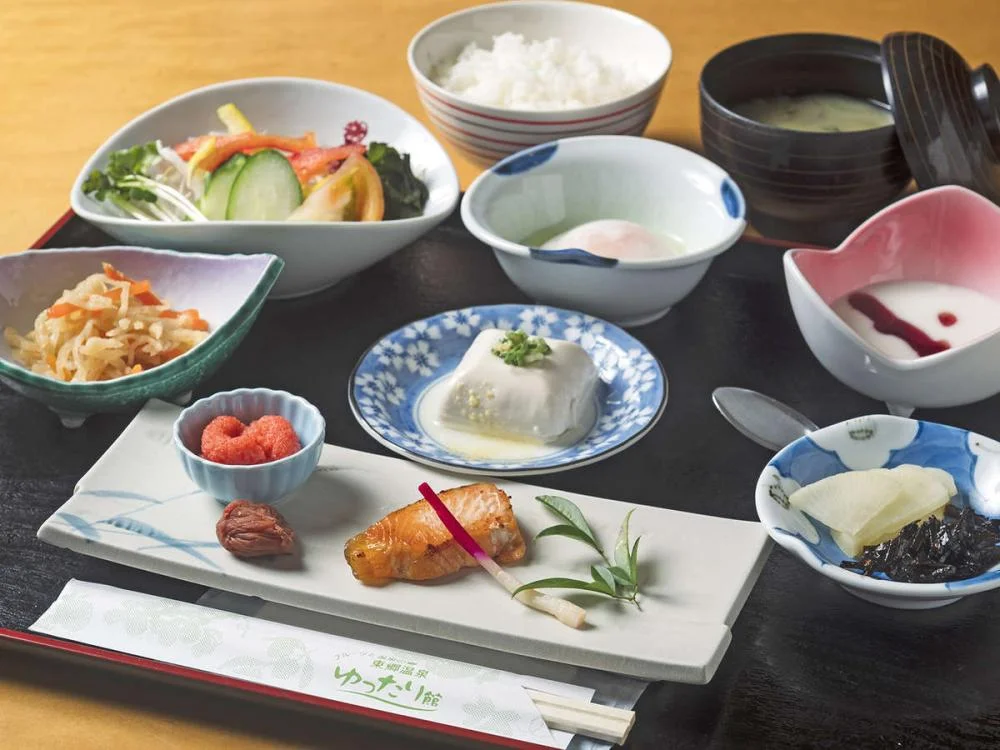 ＳＰＡ　ＨＯＴＥＬ　ＹＵＴＴＡＲＩＫＡＮ（旧　ゆったり館）の朝食