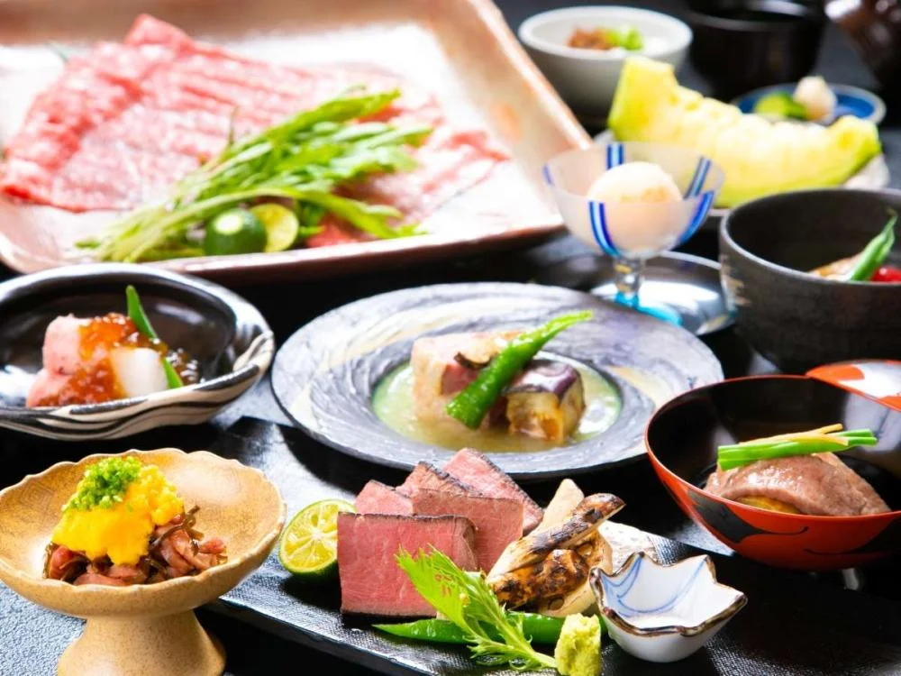 数寄の宿 野鶴亭 夕食
