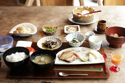 妙見石原荘の朝食