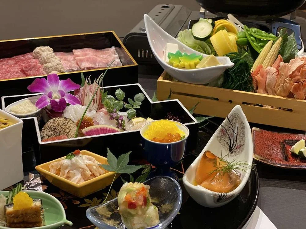 箱根小涌園 三河屋旅館の夕食