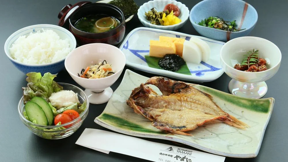 磯料理・旅館 やまにの朝食