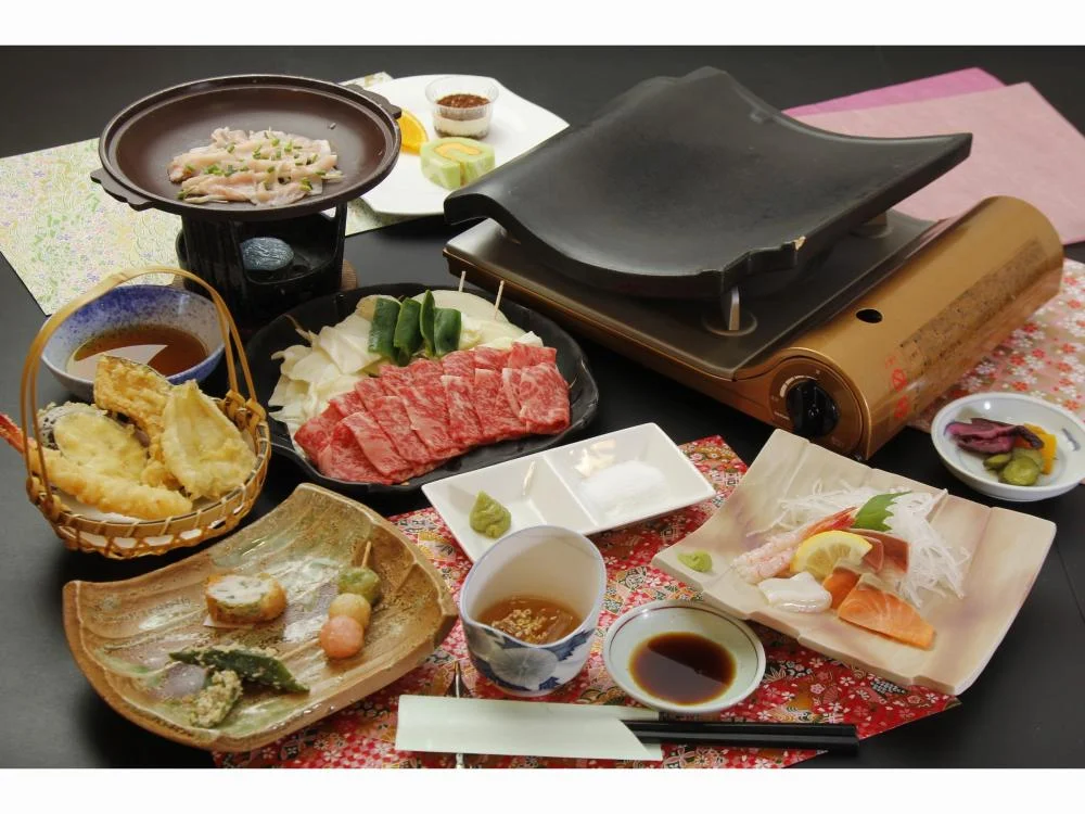 二の平温泉 ペットと泊まる宿 Dog’s Rest Placeの夕食