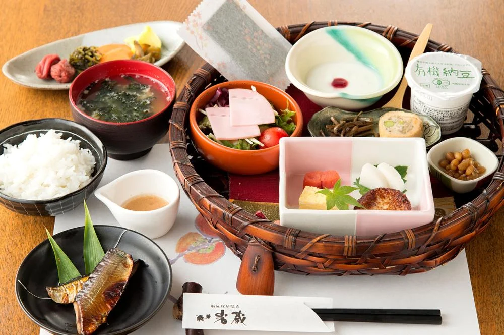 菊池渓谷温泉 岩蔵の朝食