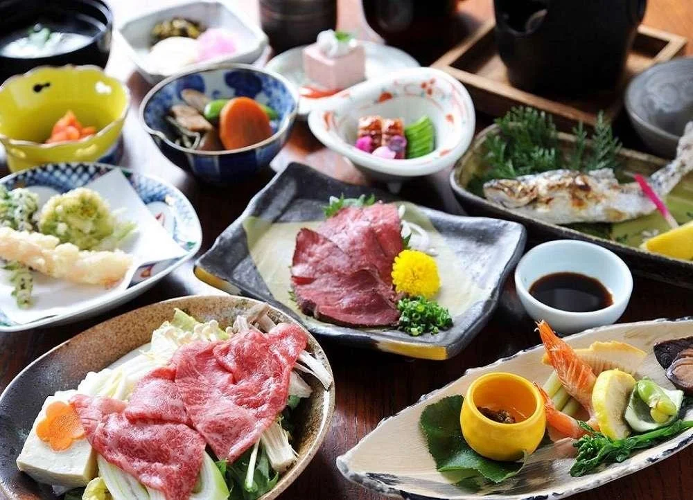 黒川温泉　旅館　奥の湯 夕食☆
