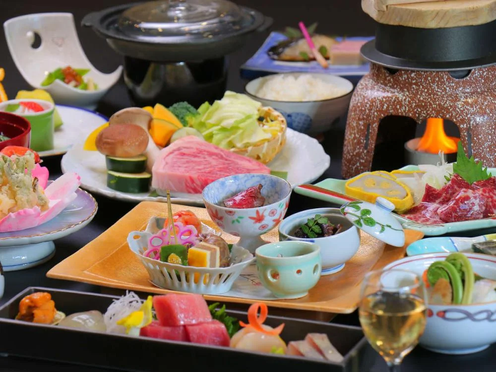 菊池温泉 菊池 笹乃家の夕食