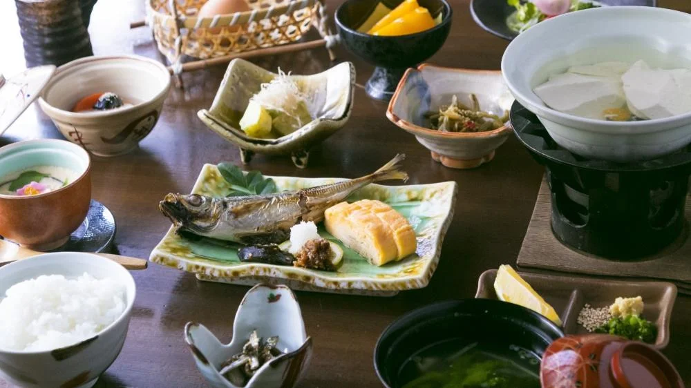 飛瀬温泉 天河山荘の朝食