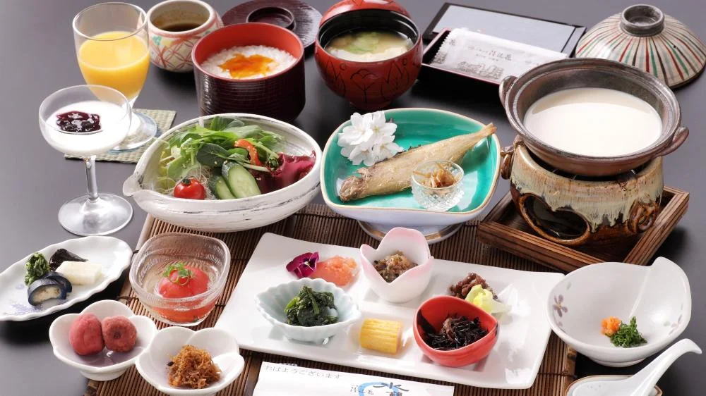 山鹿温泉 清流荘の朝食