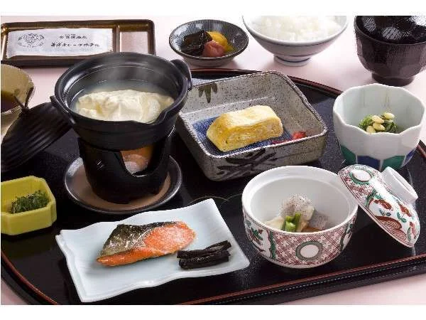 香落渓温泉 名香の湯 展望露天風呂 青蓮寺レークホテルの朝食