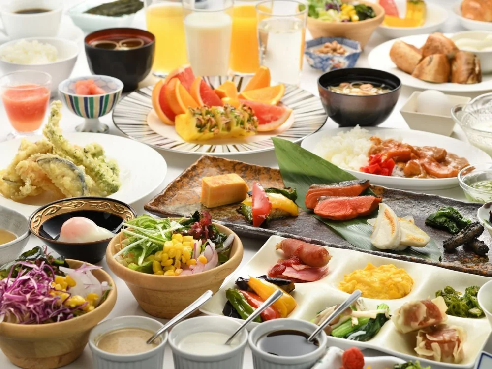 仙台 秋保温泉 華乃湯の朝食