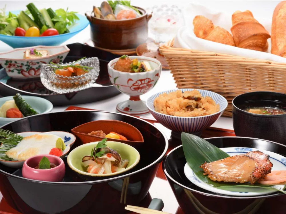 松島温泉 小松館 好風亭の朝食