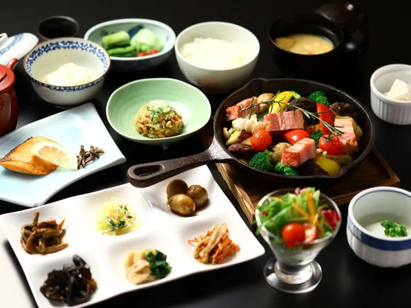 野沢温泉 常盤屋旅館の朝食