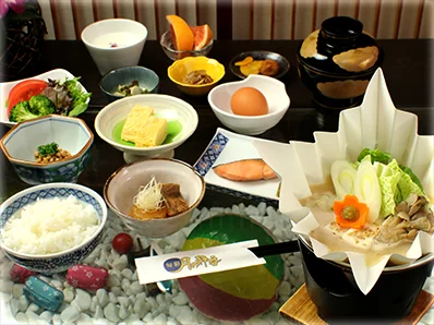美ヶ原温泉 旬彩 月の静香の朝食