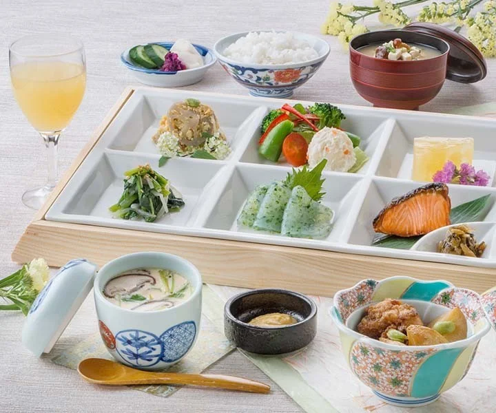 大町温泉郷 信濃の里 ときしらずの宿 織花の朝食