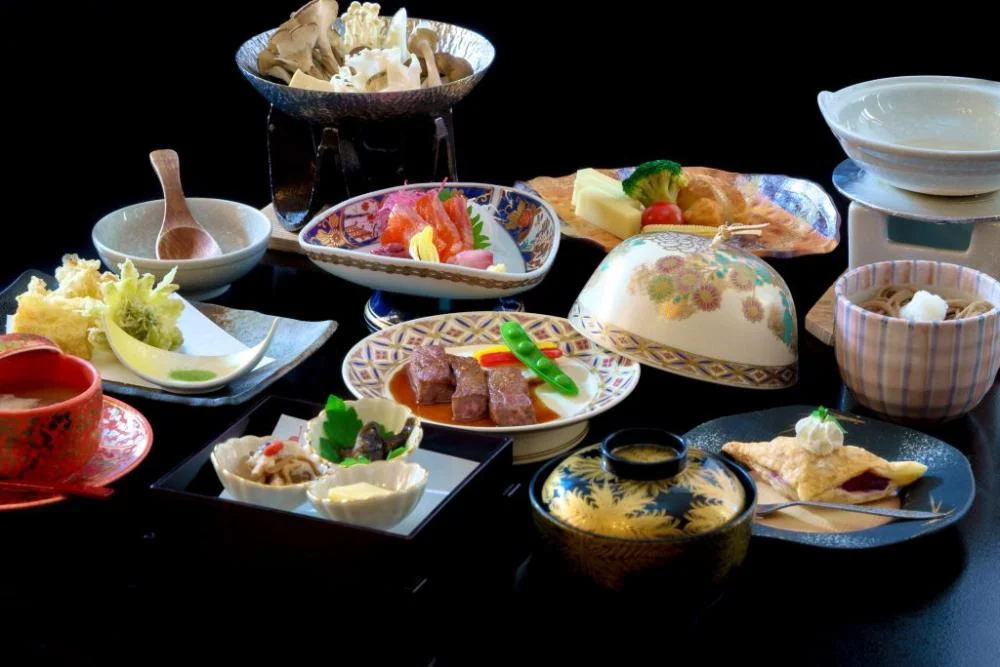 下條温泉 浪漫の館 月下美人の夕食
