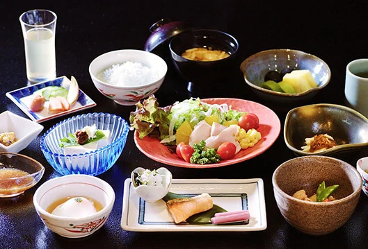 渋温泉 古久屋の朝食