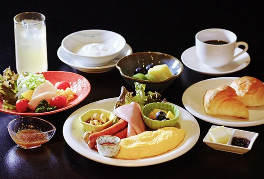 渋温泉 古久屋の朝食