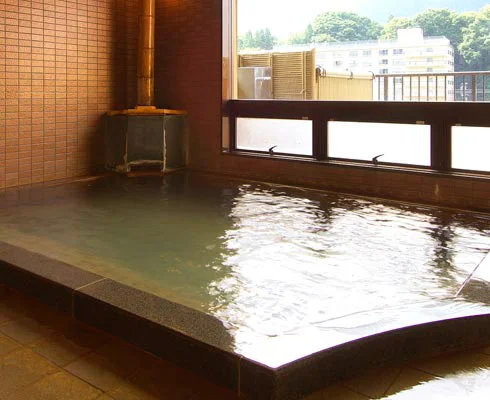 渋温泉 一乃湯 果亭の大浴場