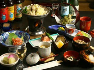 信州渋温泉 洗心館 松屋の夕食