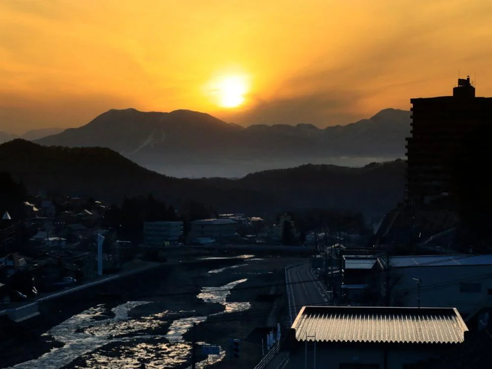 湯田中温泉 和風の宿 ますやからの絶景・眺望