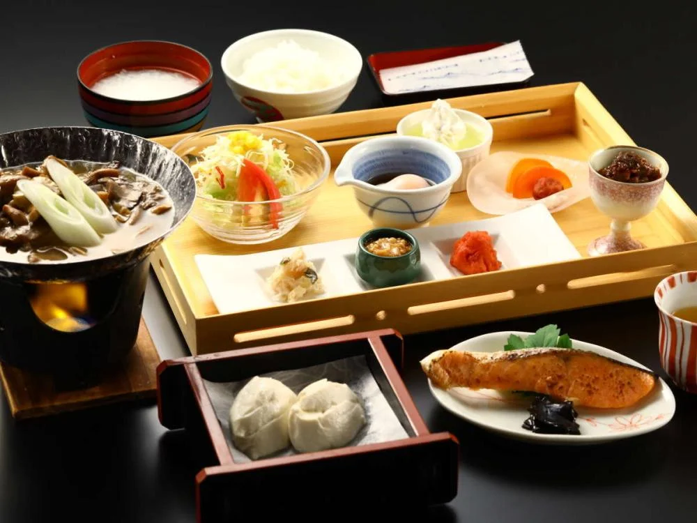 戸倉上山田温泉 湯元 上山田ホテルの朝食