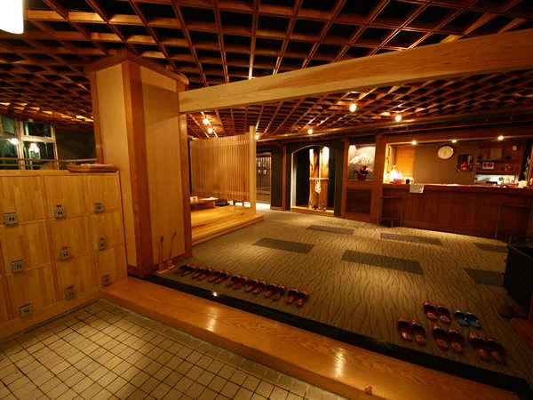 野沢温泉 河一屋旅館のロビー