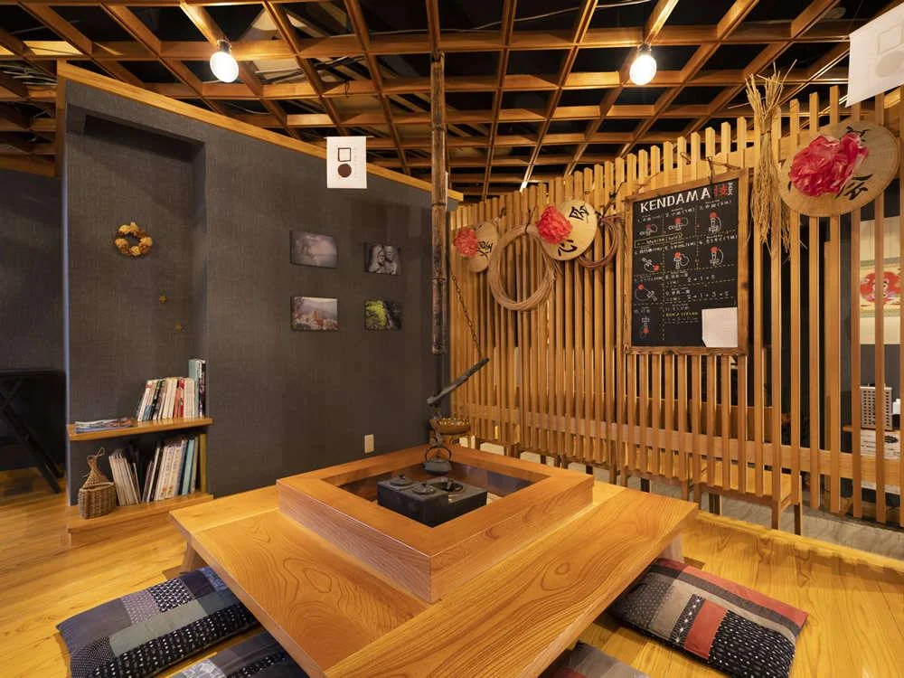 野沢温泉 河一屋旅館のラウンジ