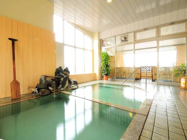 野沢温泉 朝日屋旅館の大浴場