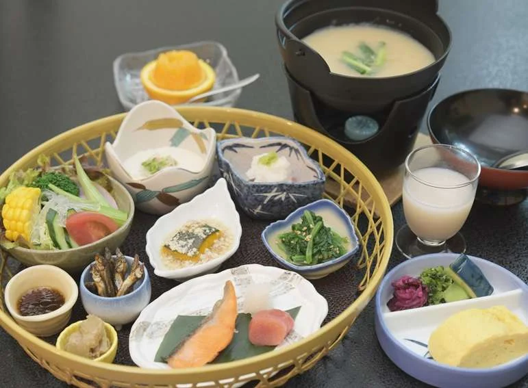 下諏訪温泉 聴泉閣かめやの朝食