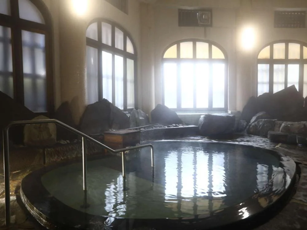 野沢温泉 常盤屋旅館の大浴場