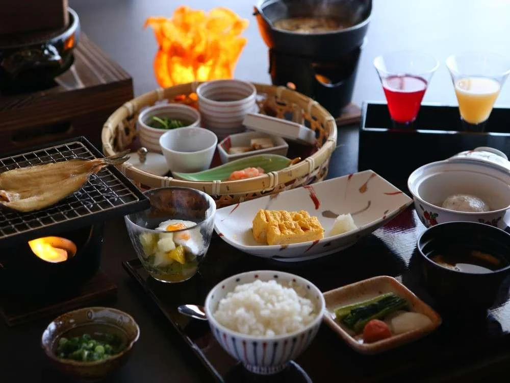 信州湯田中温泉 華灯りの宿 加命の湯の朝食