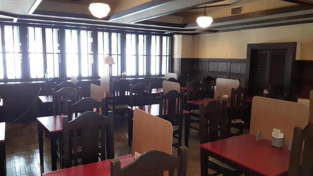 白馬ホテルパイプのけむりの朝食会場