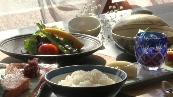白馬西洋館扇屋の朝食