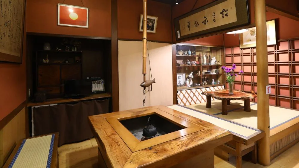 渋温泉 いかり屋旅館のロビー