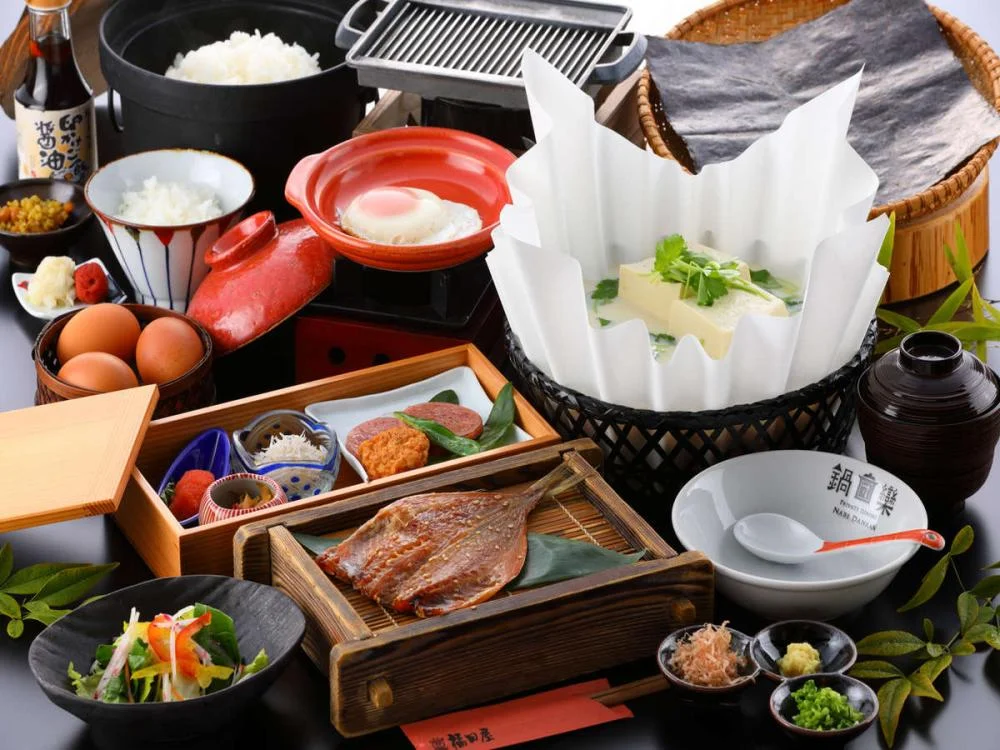 雲仙温泉　民芸モダンの宿　雲仙福田屋 朝食
