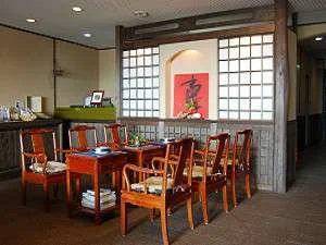 小浜温泉　つたや旅館のラウンジ