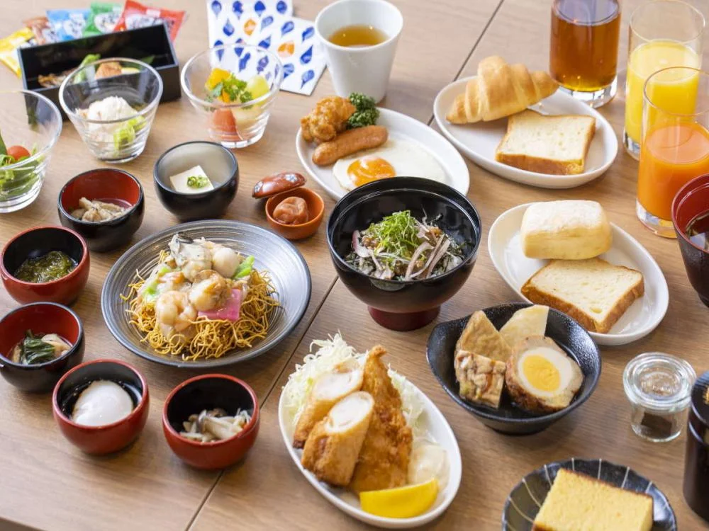 天然温泉　鶴港の湯　ドーミーインＰＲＥＭＩＵＭ長崎駅前 朝食