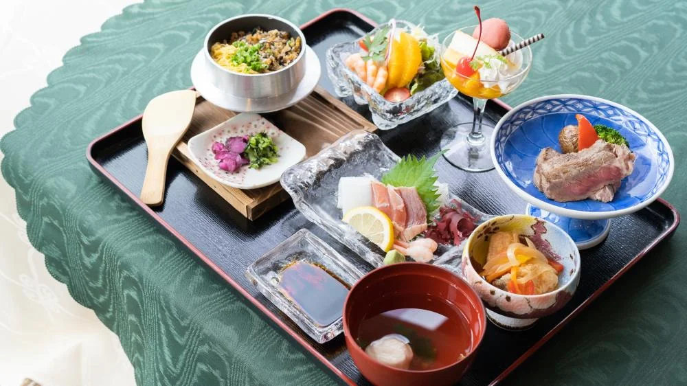 ホテルセントヒル長崎の夕食