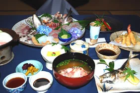 田の浦温泉　旅館　田の浦温泉の夕食