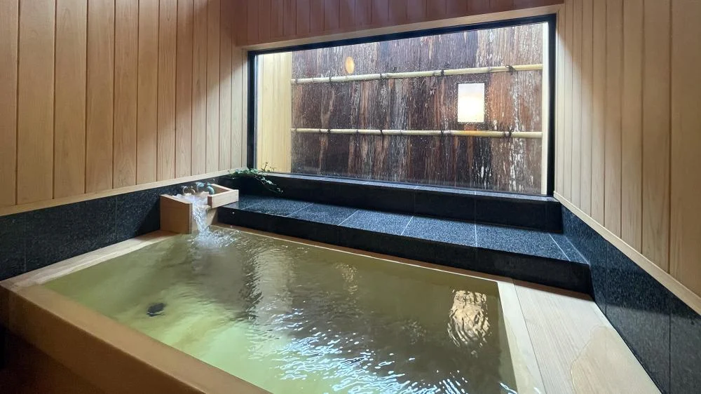 小浜温泉　旅館　國崎 客室風呂