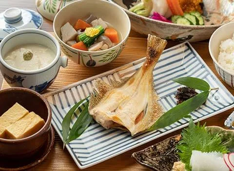 岩室温泉　著莪の里　ゆめや 朝食