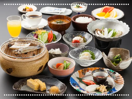 三国峠温泉　御宿　本陣の朝食