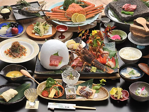 三国峠温泉 御宿本陣 仙山亭 夕食