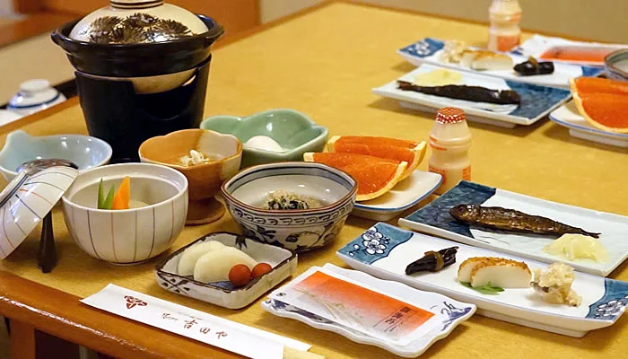 椿の宿　吉田やの朝食