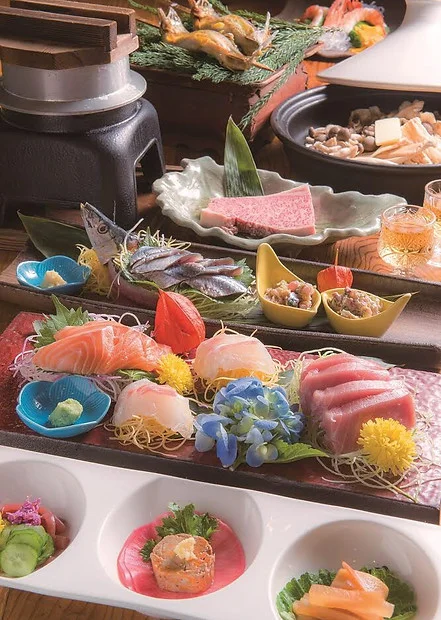 かわら崎　湯元館の夕食