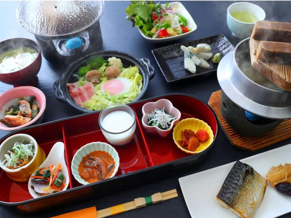 笹倉温泉　龍雲荘の朝食