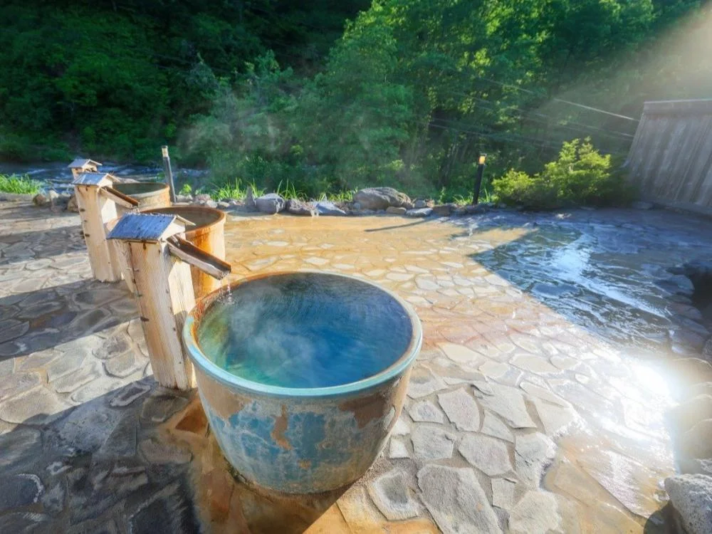笹倉温泉　龍雲荘の大浴場