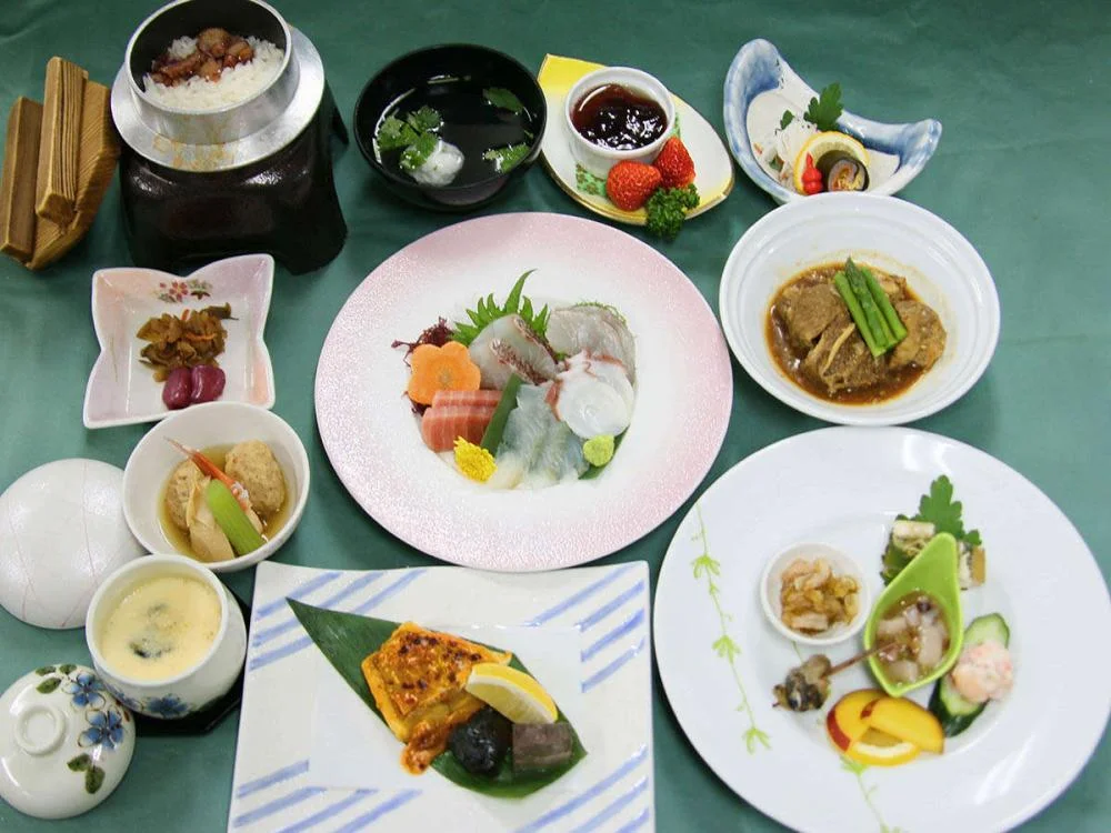 柵口温泉 権現荘 夕食☆