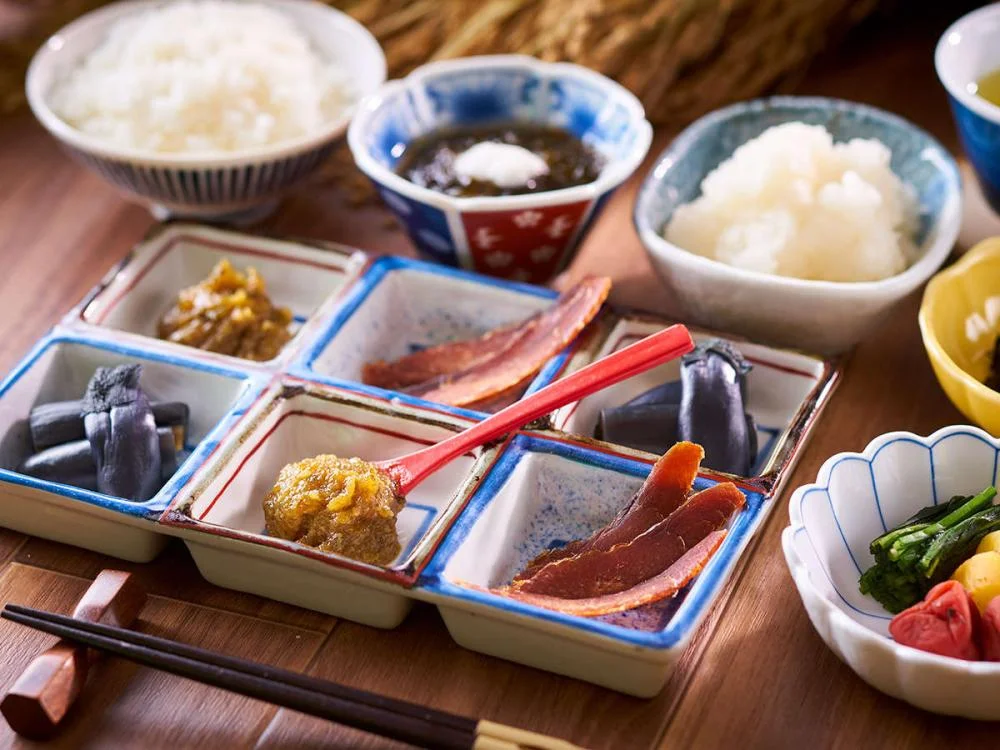 大江戸温泉物語　瀬波温泉　汐美荘の朝食