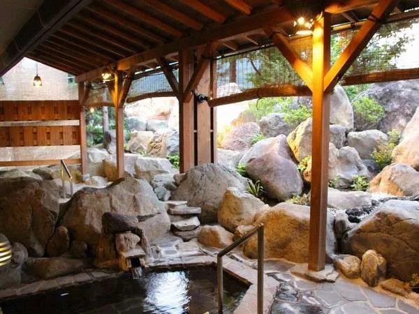 丸山温泉　古城館の大浴場