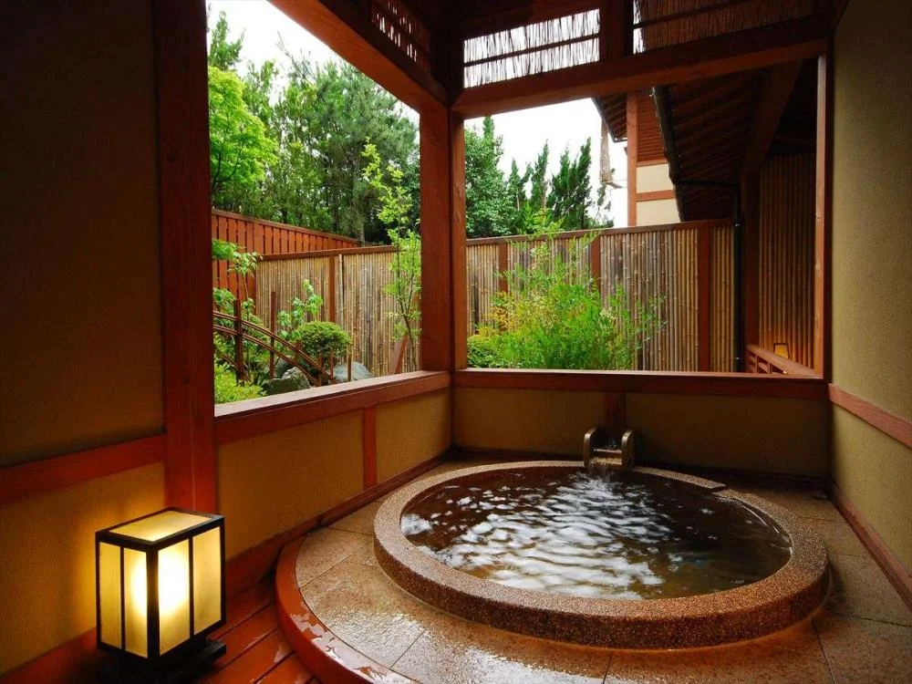 月岡温泉　村上館　湯伝の客室風呂
